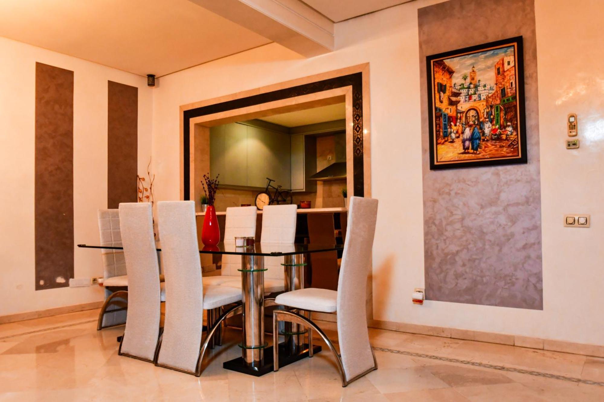 Appartement Haut Standing Gueliz Plaza Marraquexe Exterior foto